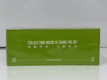 Time Micro Nissan Skyline GT-R R34 Green Carbon 1:64 Diecast