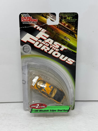 Racing Champions The Fast and the Furious 1995 Mitsubishi Eclipse Street Racer Series 2 1:64 Diecast