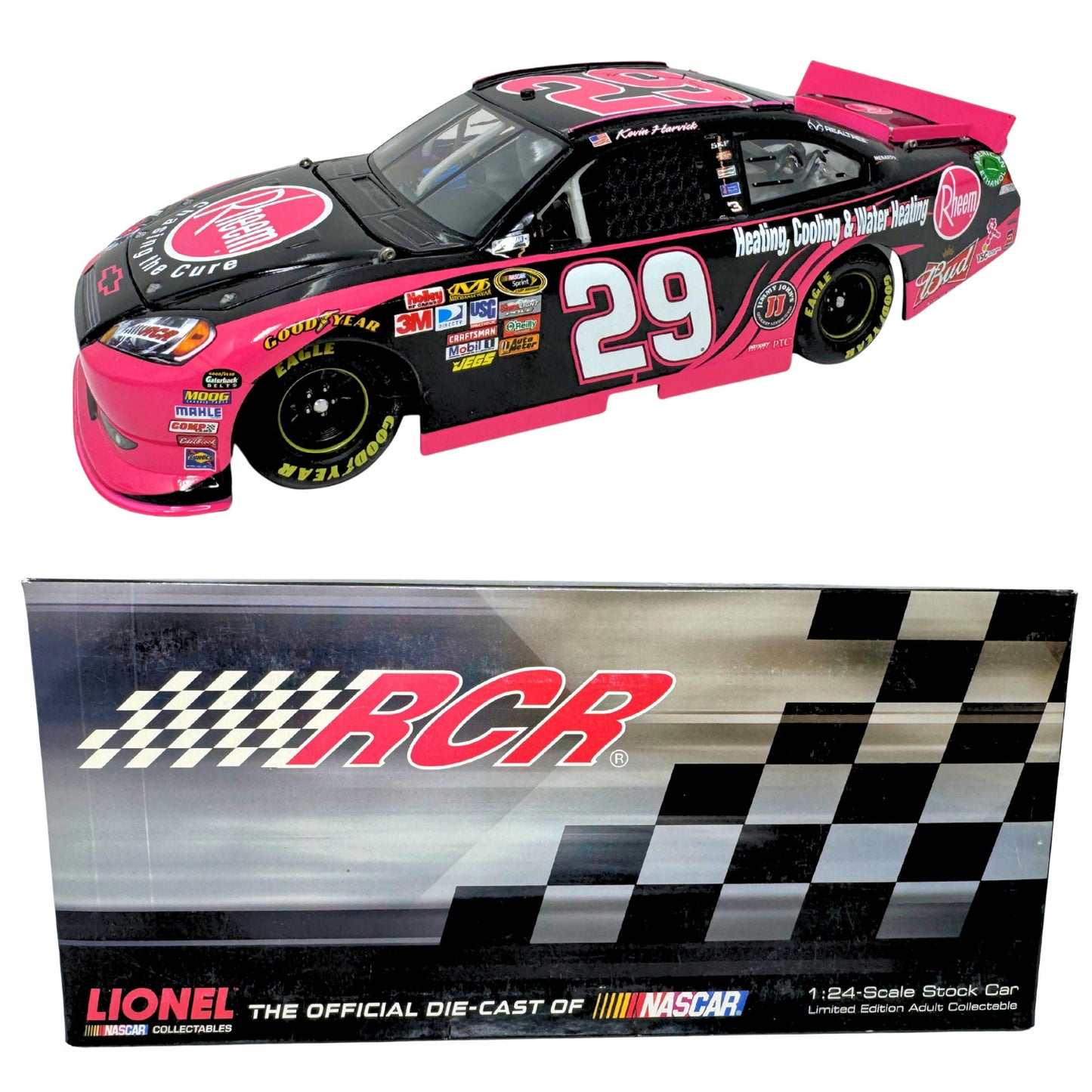 Lionel Nascar #29 Kevin Harvick Rheem Pink 2011 Chevy Impala 1:24 Diecast