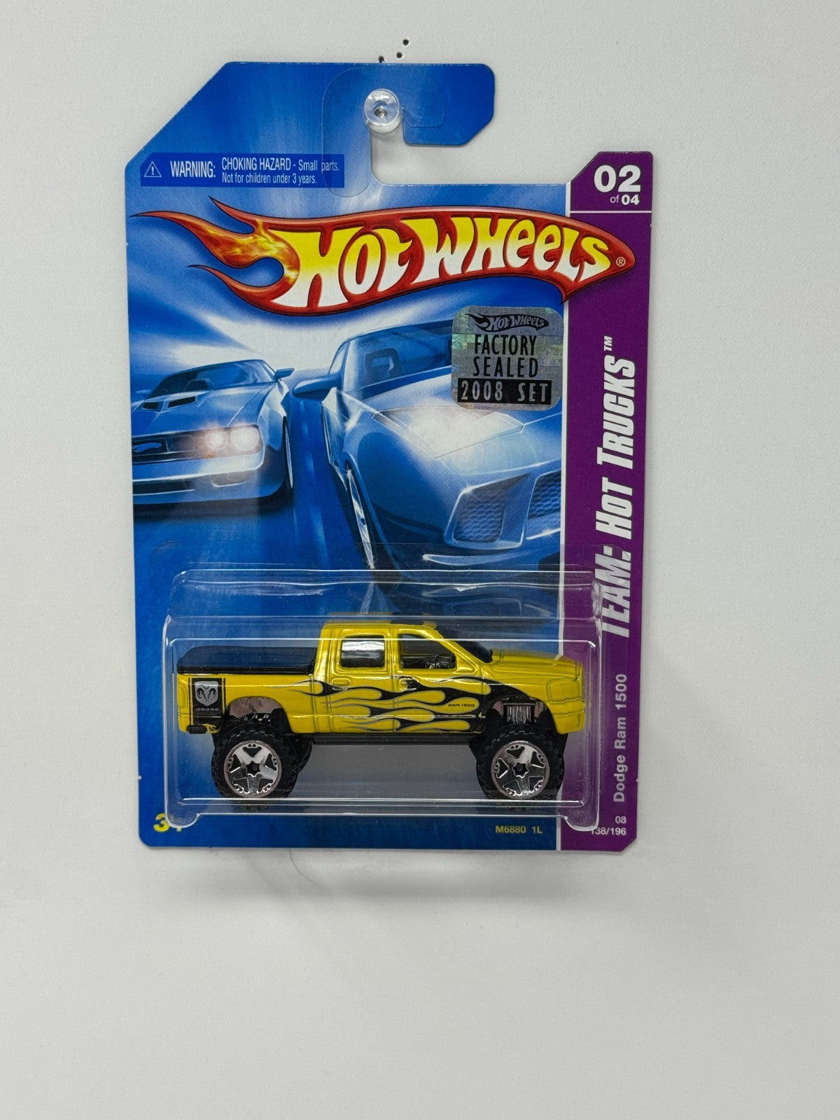 Hot Wheels Team Hot Trucks Dodge Ram 1500 Pickup 1:64 Diecast Factory Sealed