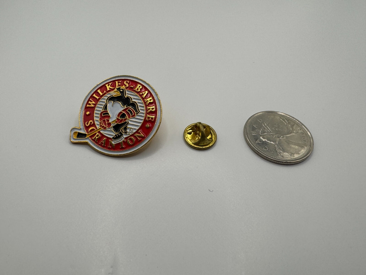 Wilkes-Barre/Scranton Penguins&nbsp;AHL Hockey Team Logo Lapel Pin UDT1