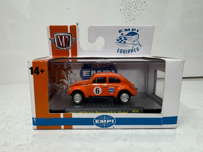 M2 Machines EMPI 1956 Volkswagen Beetle Deluxe U.S.A. Model 1:64 Diecast