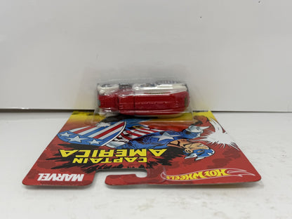 Hot Wheels Marvel Captain America 1938 Dodge Airflow 1:64 Diecast Real Riders