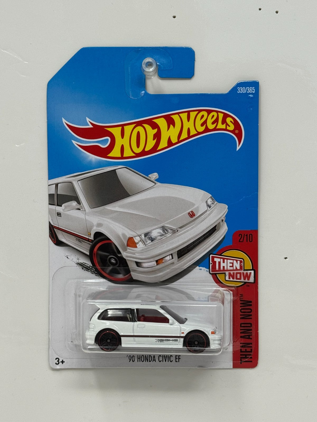Hot Wheels Then and Now 1990 Honda Civic EF 1:64 Diecast White