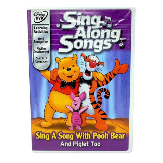 Disney Sing-Along-Songs: Pooh Bear And Piglet Too (DVD) Good Condition!!!