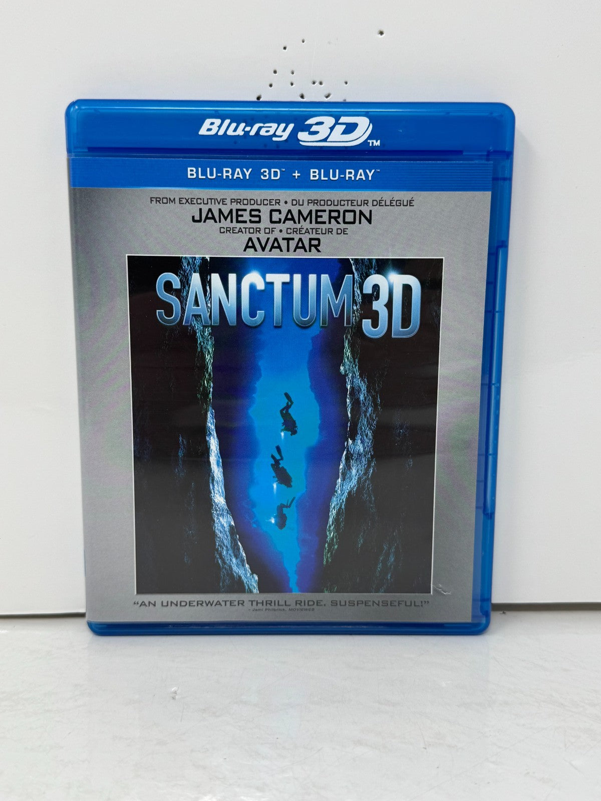 Sanctum (3D Blu-ray) James Cameron Deep Cave Diving Thriller Adventure