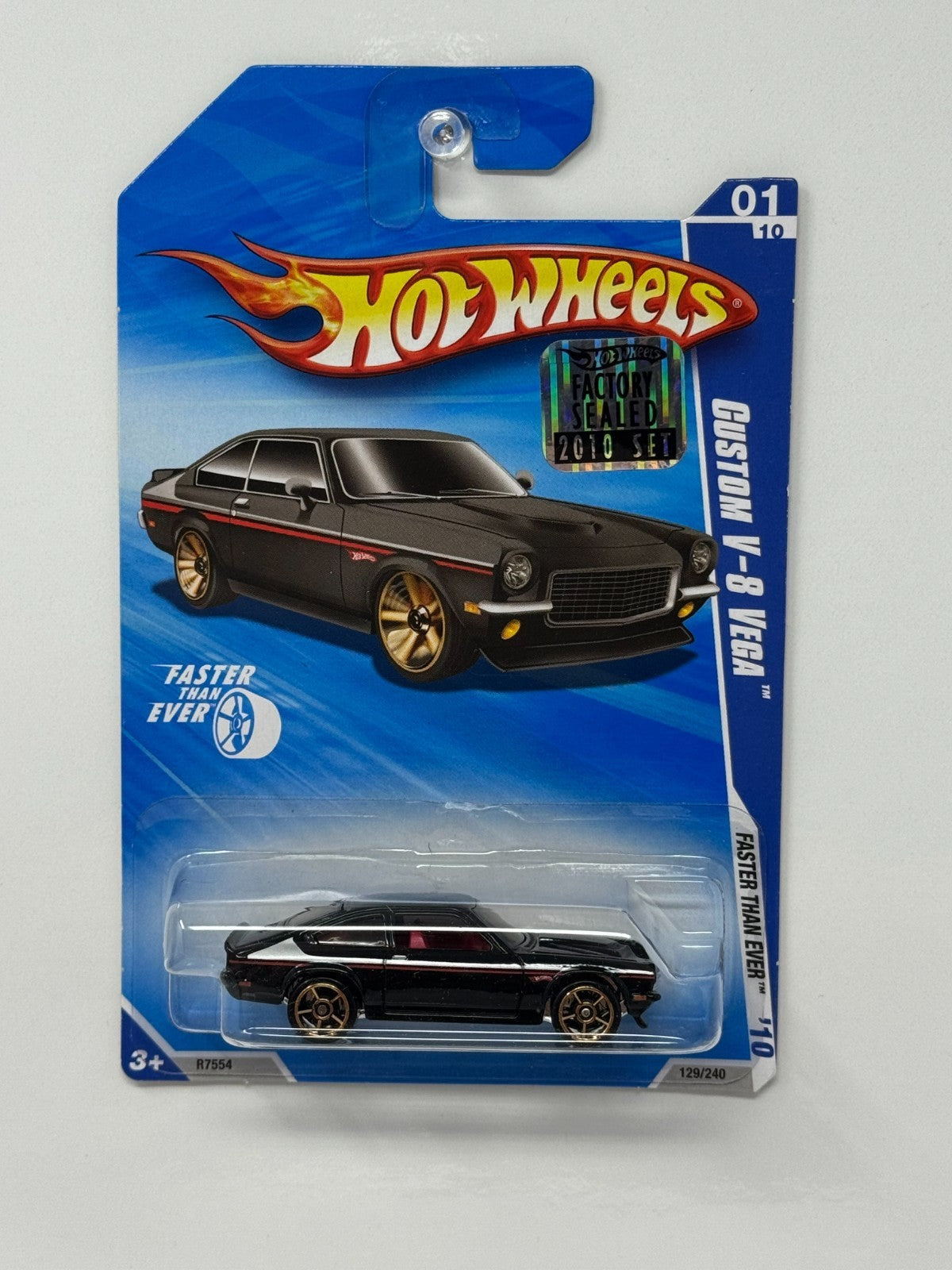 Hot Wheels Faster Than Ever '10 Custom V-8 Vega 1:64 Diecast Factory Sealed
