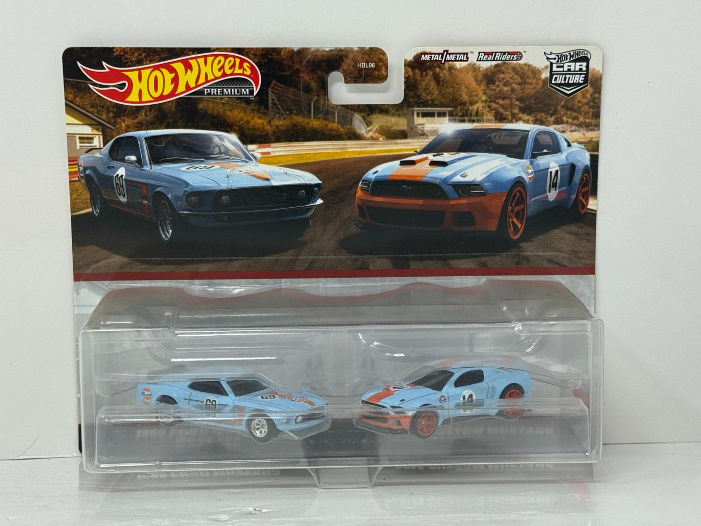 Hot Wheels Premium Car Culture Ford Mustang Boss & Custom Mustang 1:64 Diecast