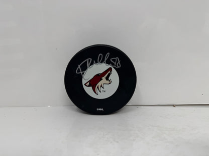 Peter Mueller Phoenix Coyotes Signed NHL Autograph Puck Silver Auto