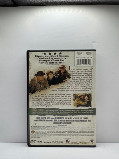 Ride the High Country (DVD) Randolph Scott Western