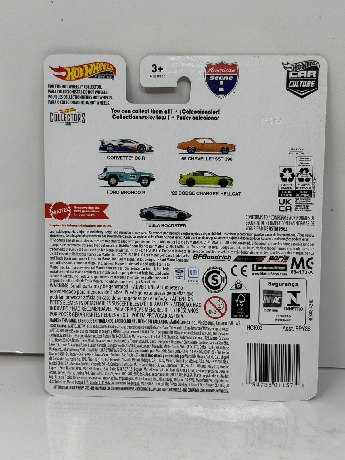 Hot Wheels Premium American Scene Corvette C8.R 1:64 Diecast