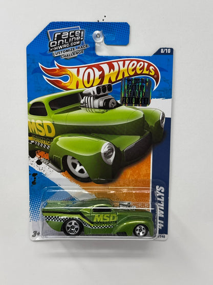Hot Wheels 2010 HW Performance 1941 Willys Green 1:64 Diecast Factory Sealed