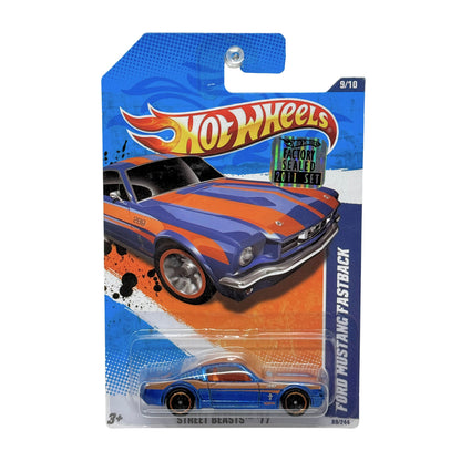 Hot Wheels Street Beasts Ford Mustang Fastback 1:64 Diecast Blue
