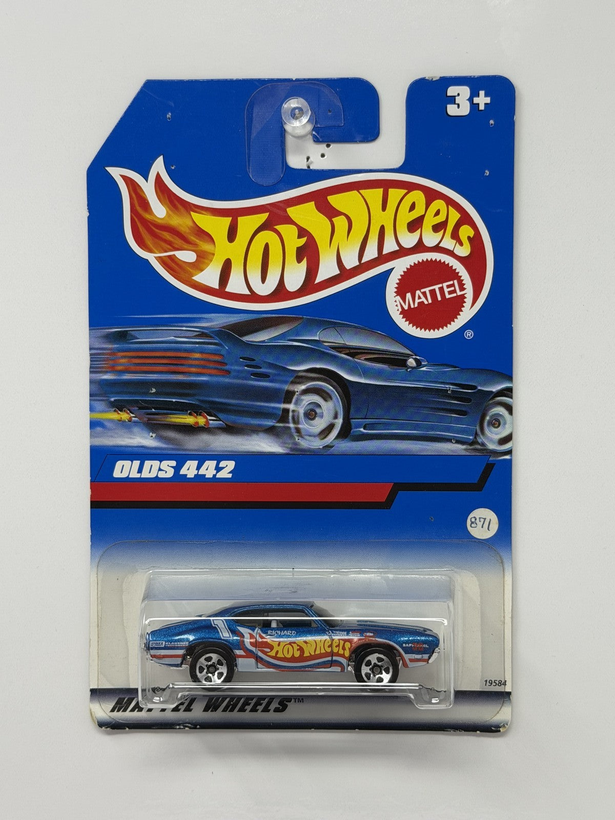 Hot Wheels Oldsmobile 442 1:64 Diecast Blue
