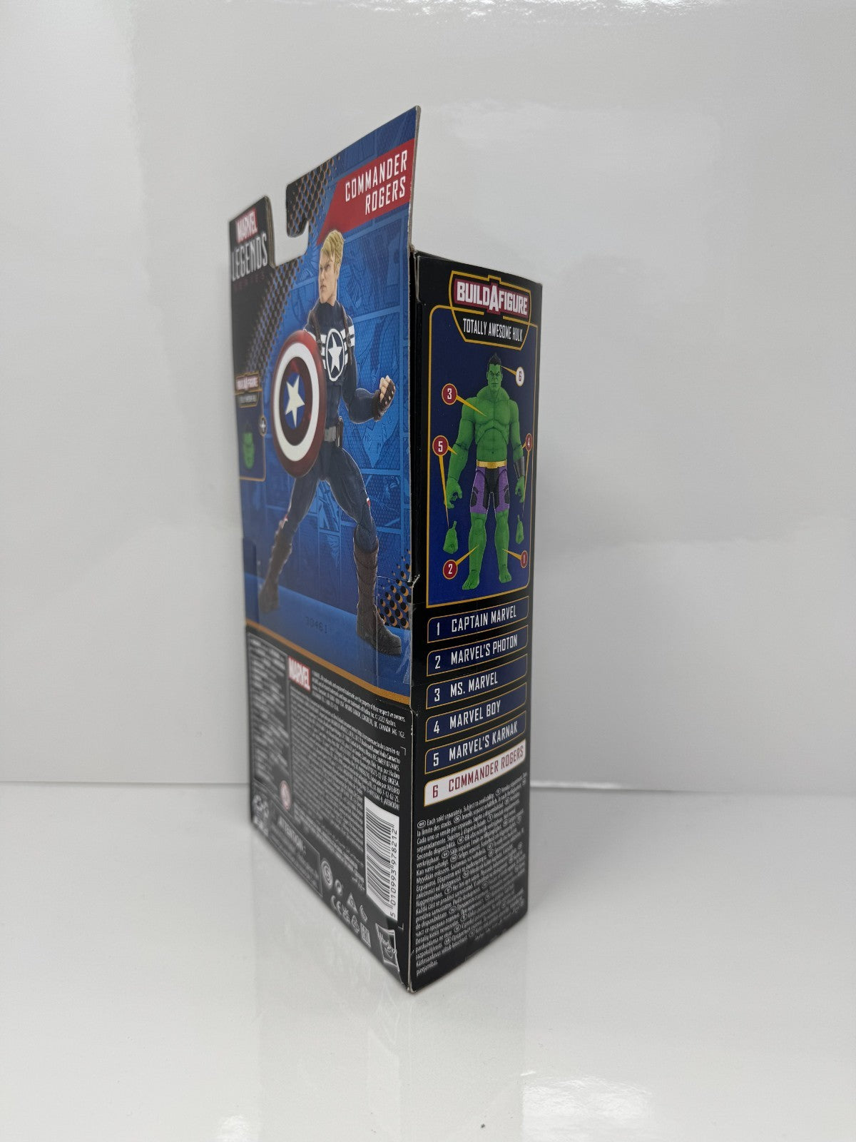 Marvel Legends Commander Rogers Action Figure w/ Totally Awesome Hulk BAF Piece