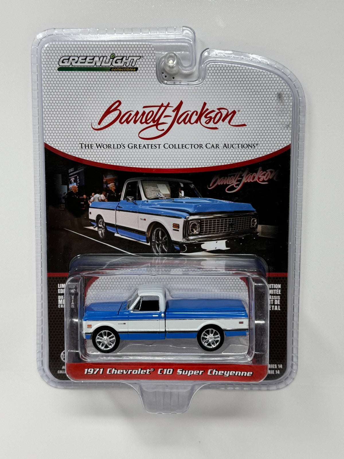 Greenlight Barrett-Jackson 1971 Chevrolet C10 Super Cheyenne 1:64 Diecast