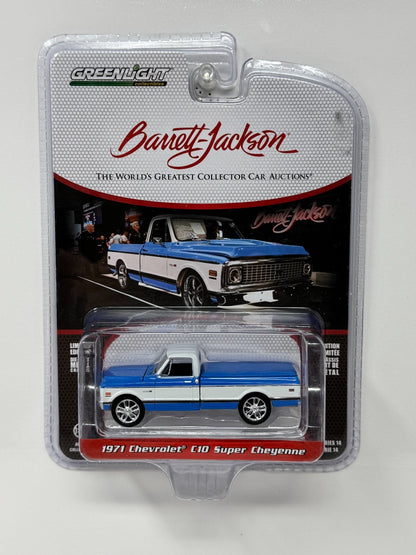 Greenlight Barrett-Jackson 1971 Chevrolet C10 Super Cheyenne 1:64 Diecast