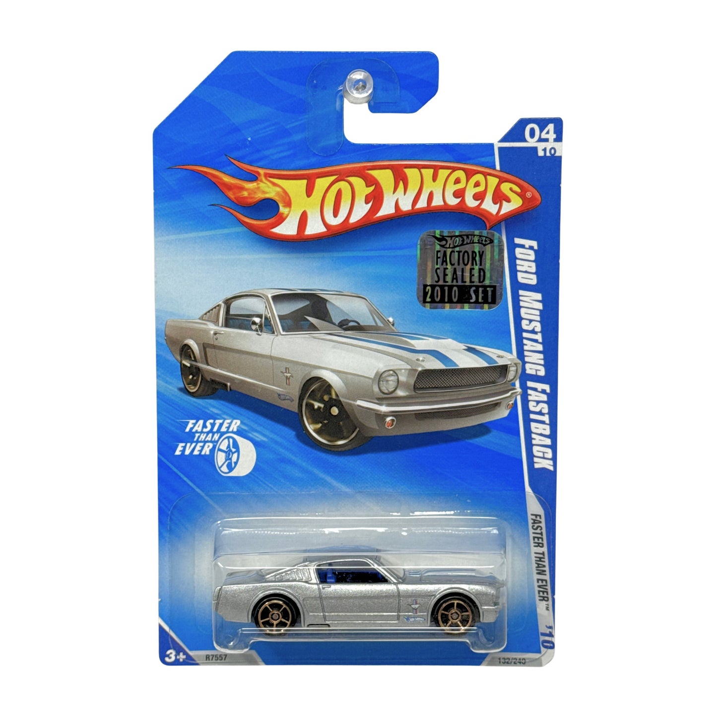 Hot Wheels Faster Than Ever Ford Mustang Fastback 1:64 Diecast Factory Sealed