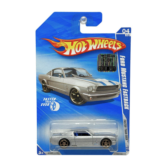 Hot Wheels Faster Than Ever Ford Mustang Fastback 1:64 Diecast Factory Sealed