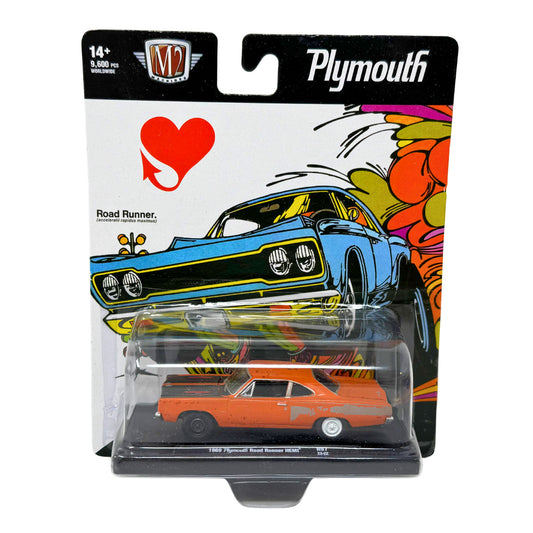 M2 Machines Auto Drivers 1969 Plymouth Road Runner HEMI 1:64 Diecast