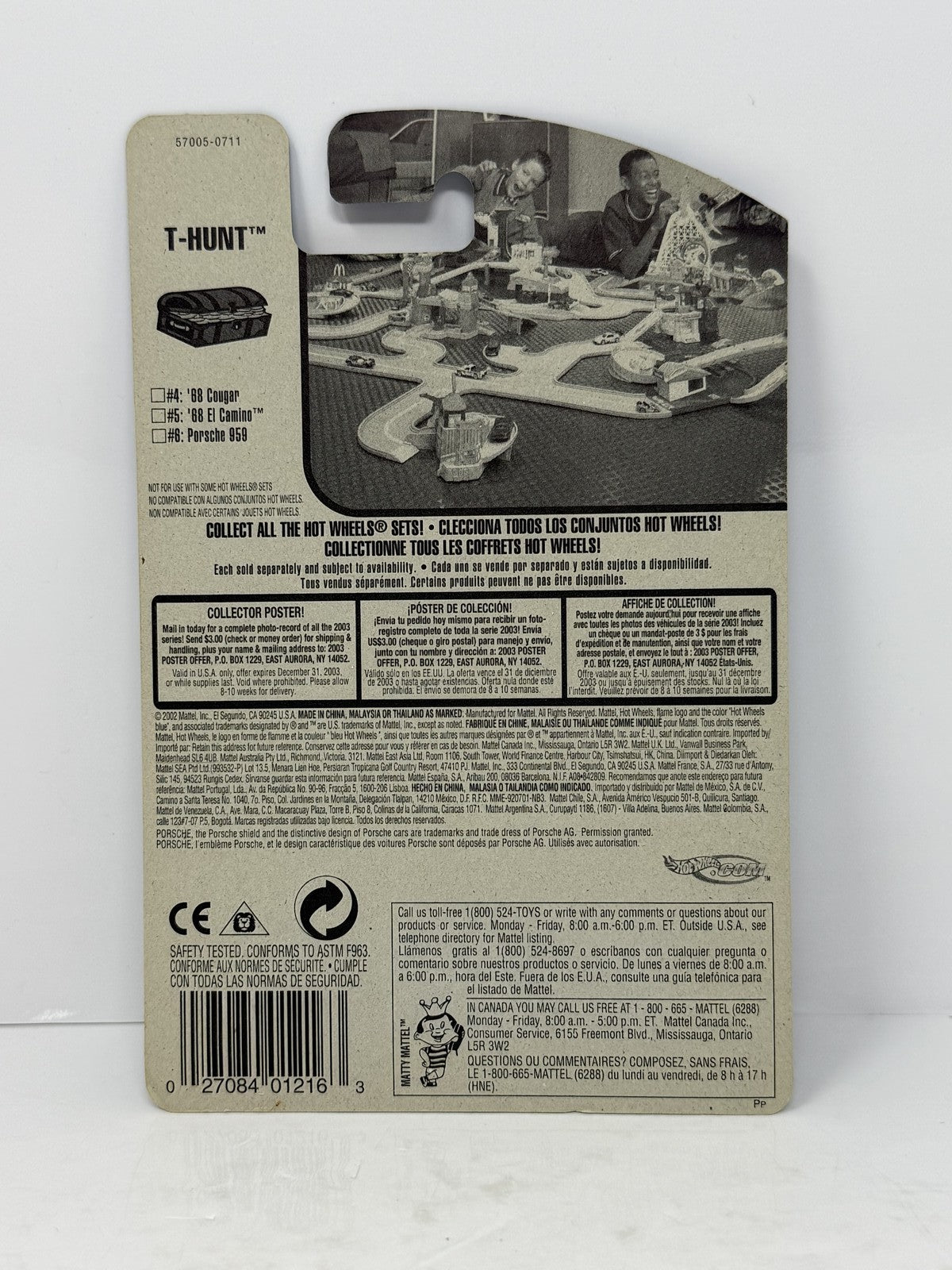 Hot Wheels Treasure Hunt Porsche 959 1:64 Diecast Real Riders