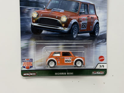 Hot Wheels Premium British Horse Power Morris Mini 1:64 Diecast