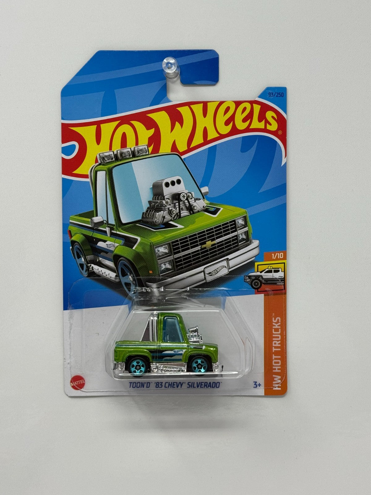 Hot Wheels HW Hot Trucks Toon'd 1983 Chevy Silverado 1:64 Diecast