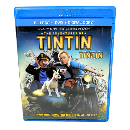 The Adventures of Tintin (Blu-ray) Jamie Bell Adventure Good Condition!!!
