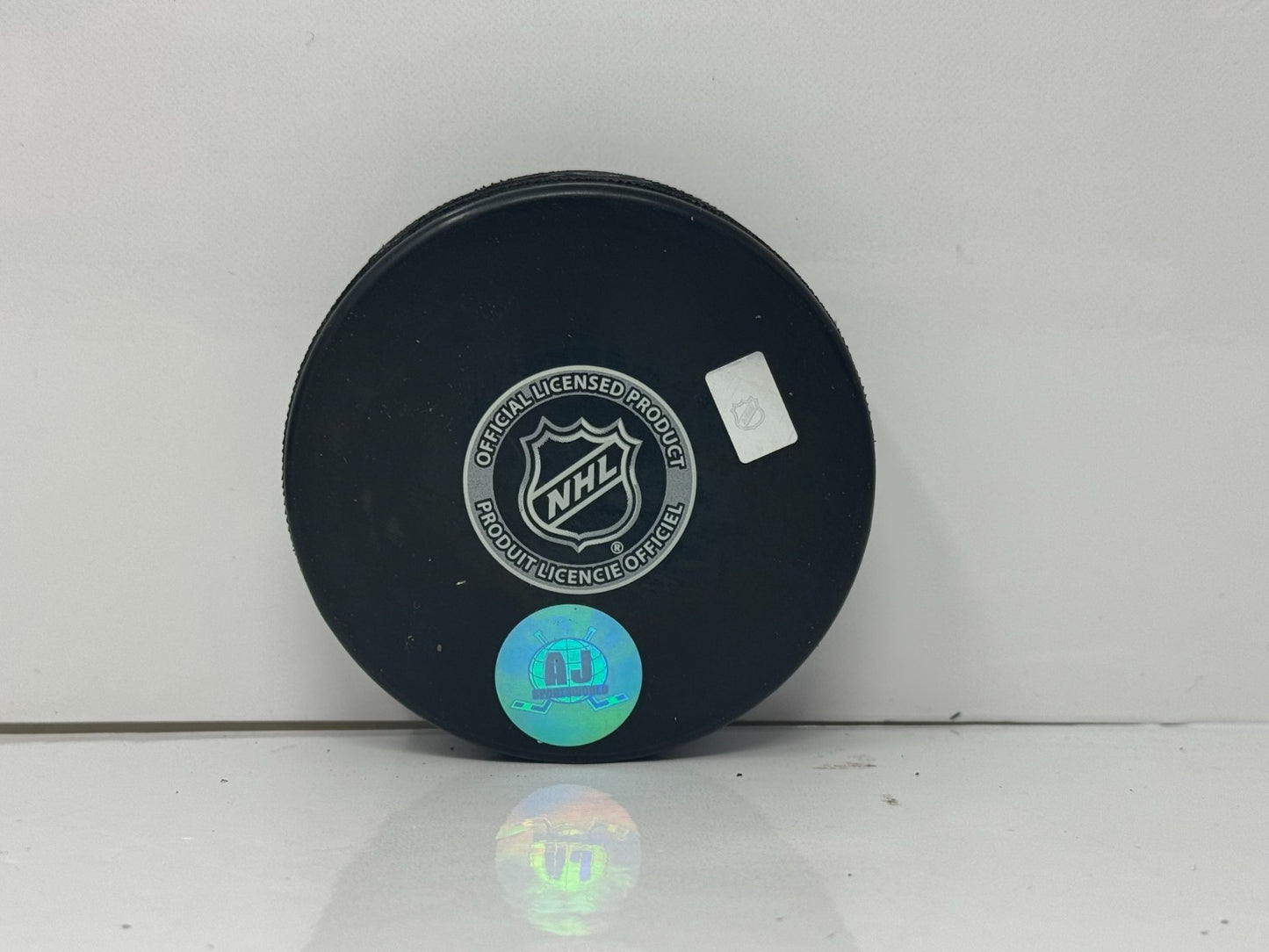 Alexander Kerfoot Toronto Maple Leafs Signed NHL Autograph Puck Silver Auto