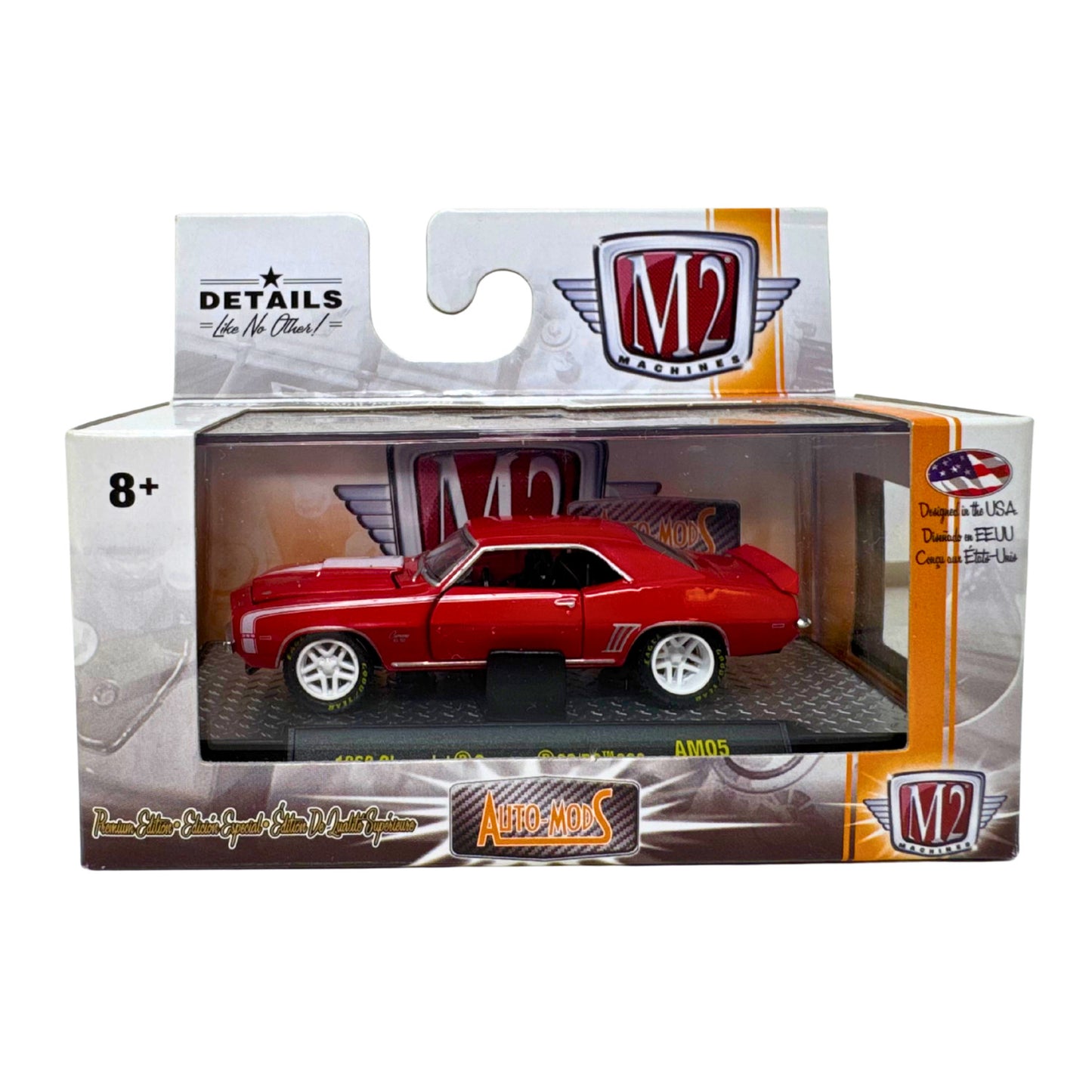 M2 Machines 1969 Chevrolet Camaro SS/RS 396 Auto Mods 1:64 Diecast
