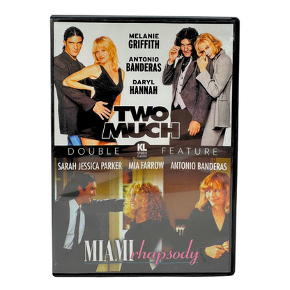 Two Much / Miami Rhapsody (DVD) Romantic Comedy