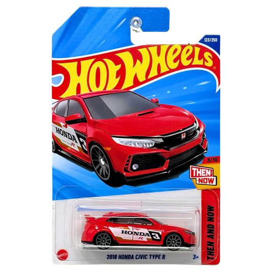 Hot Wheels Then and Now 2018 Honda Civic Type R JDM 1:64 Diecast