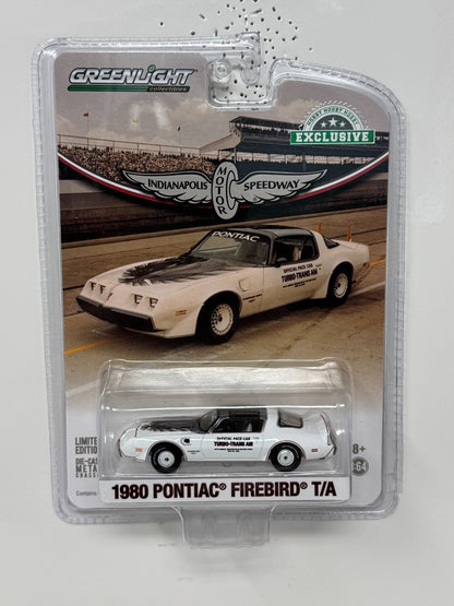 Greenlight Indianapolis Motor Speedway 1980 Pontiac Firebird T/A 1:64 Diecast