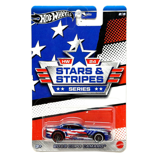 Hot Wheels Stars & Stripes 2013 COPO Camaro 1:64 Diecast Red White Blue
