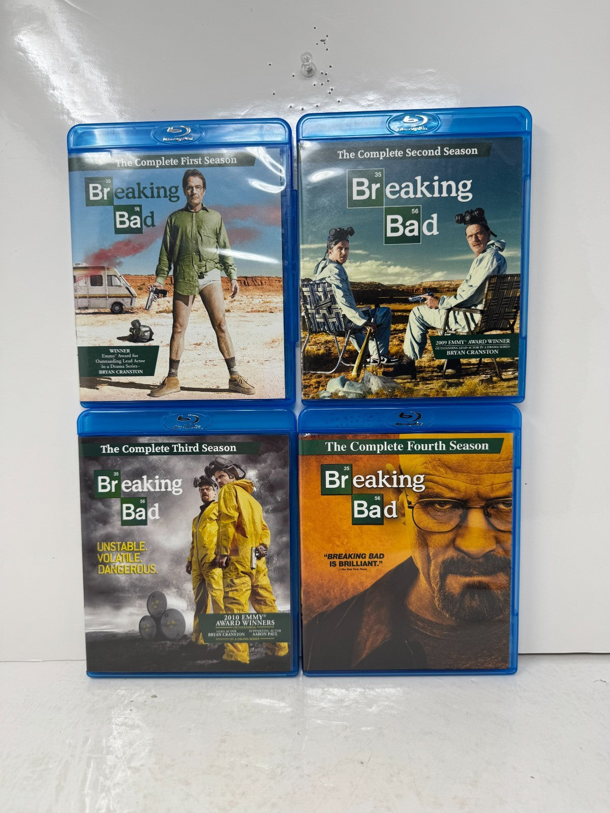 Breaking Bad Seasons 1-4 (Blu-ray) Bryan Cranston TV Series Box Set