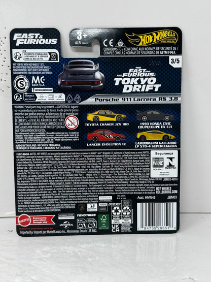 Hot Wheels Premium Fast & Furious Porsche 911 Carrera RS 3.8 1:64 Diecast