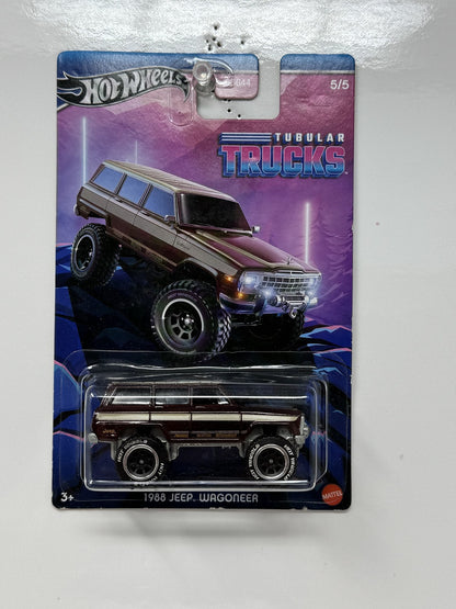 Hot Wheels Tubular Trucks 1988 Jeep Wagoneer 1:64 Diecast