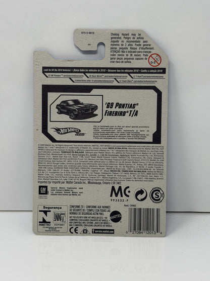 Hot Wheels Muscle Mania 1969 Pontiac Firebird T/A 1:64 Diecast Teal V1