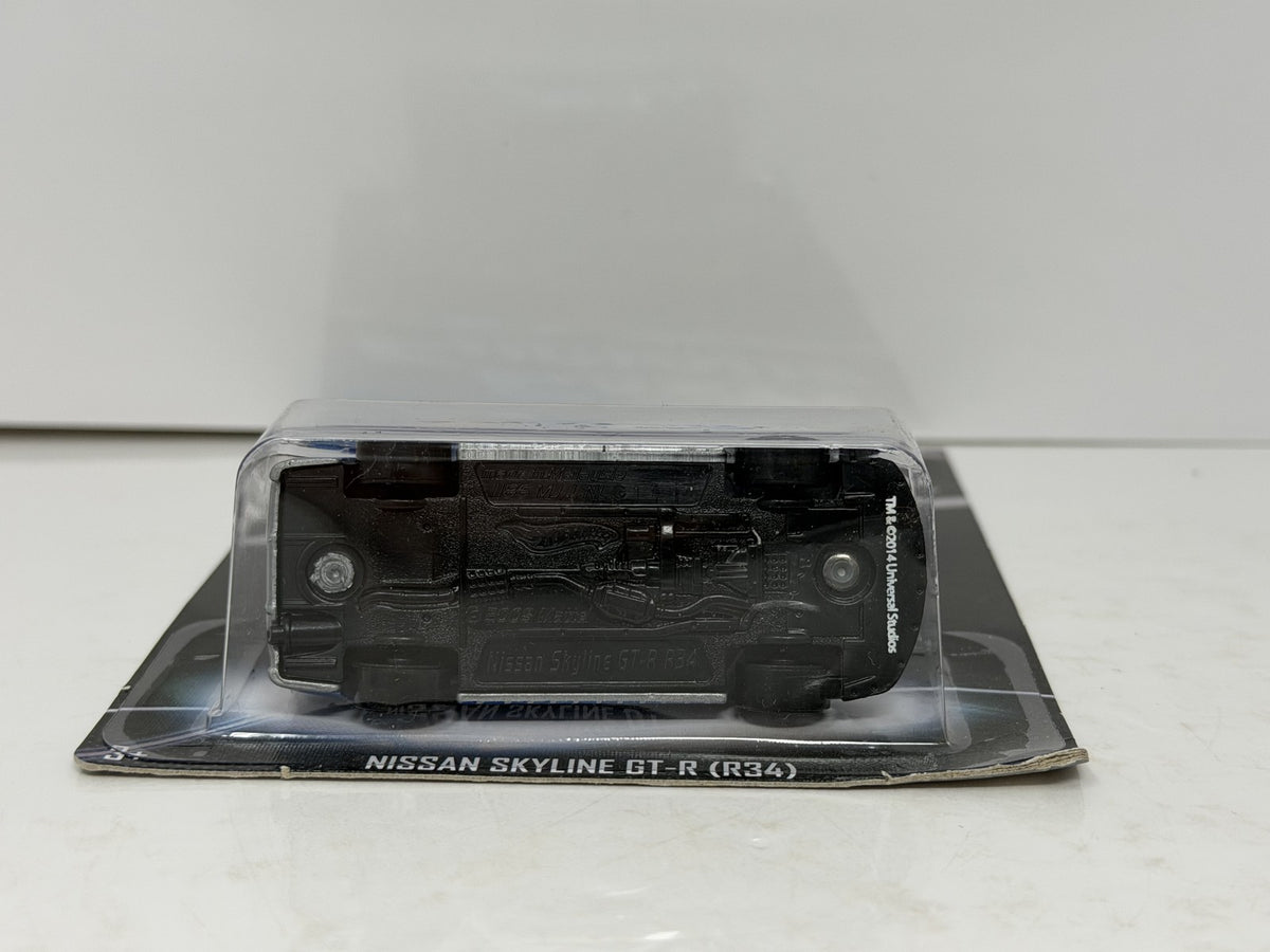 Hot Wheels Fast & Furious Nissan Skyline GT-R R34 1:64 Diecast Silver