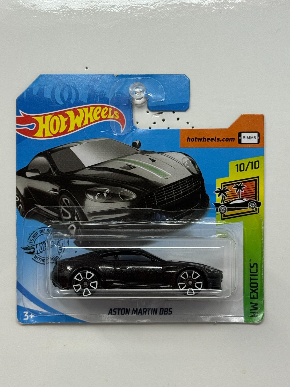 Hot Wheels Exotics Aston Martin DBS 1:64 Diecast Short Card