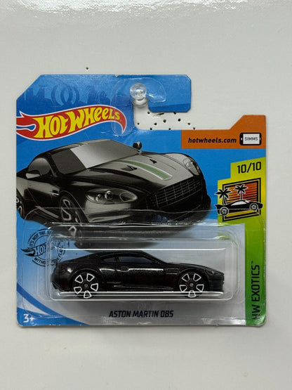 Hot Wheels Exotics Aston Martin DBS 1:64 Diecast Short Card