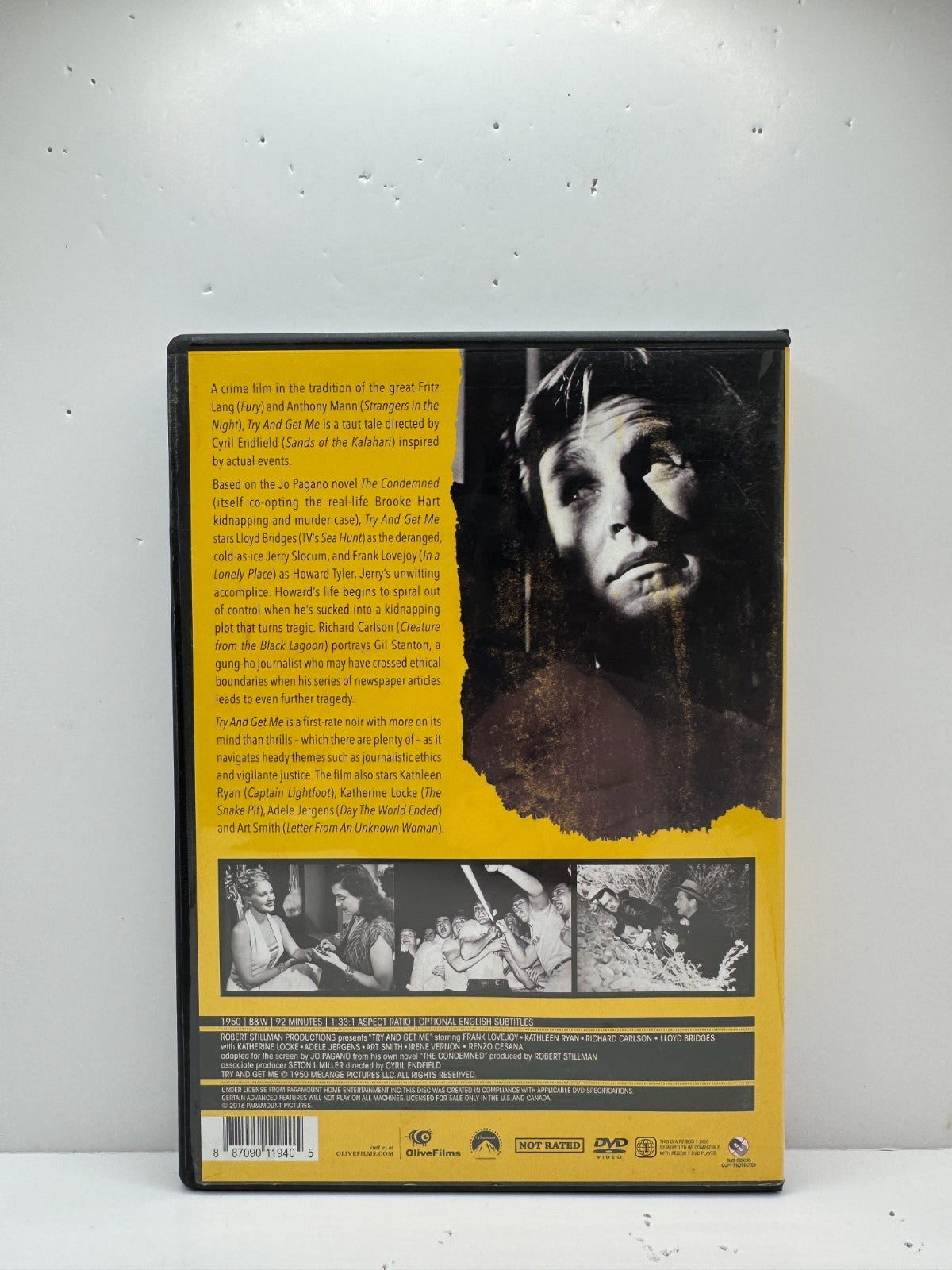 Try and Get Me! (DVD) Crime Olive Films