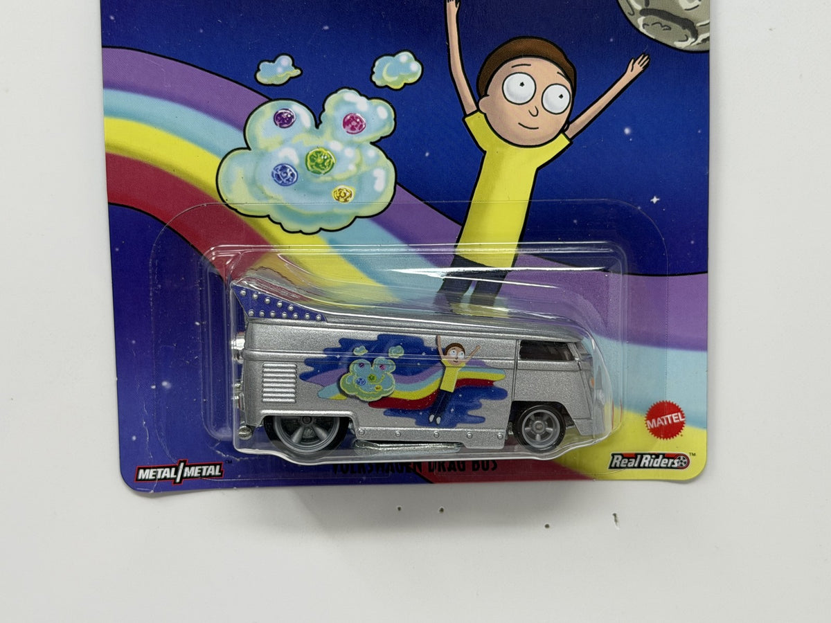 Hot Wheels Premium Rick and Morty Volkswagen Drag Bus 1:64 Real Riders