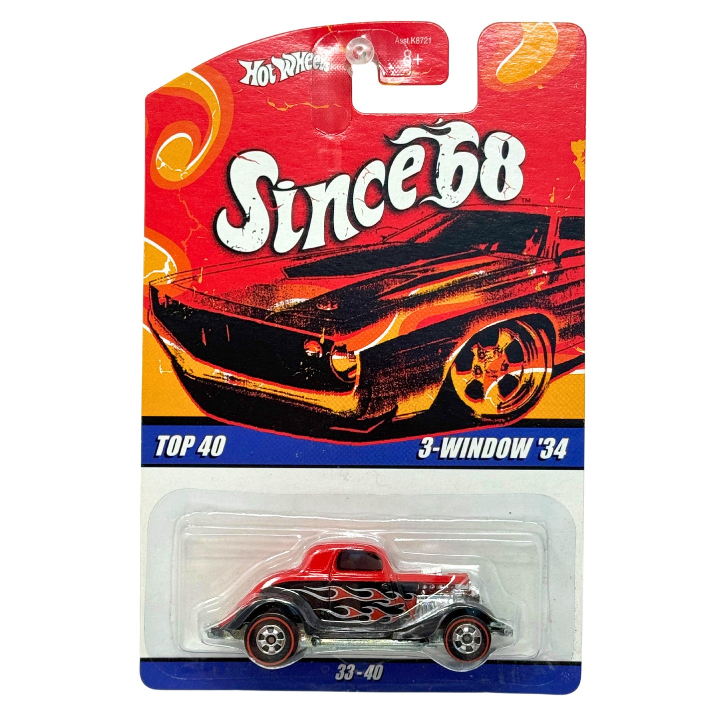 Hot Wheels Since '68 Top 40 1934 3-Window Muscle Car 1:64 Diecast