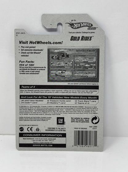 Hot Wheels Gold Rides 2007 Cadillac Escalade 1:64 Diecast Factory Sealed