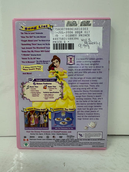 Disney Sing-Along-Songs: Disney Princess Vol. 2 (DVD) Good Condition!!!