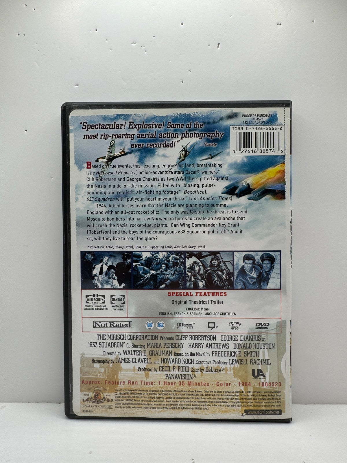 633 Squadron (DVD) Cliff Robertson War