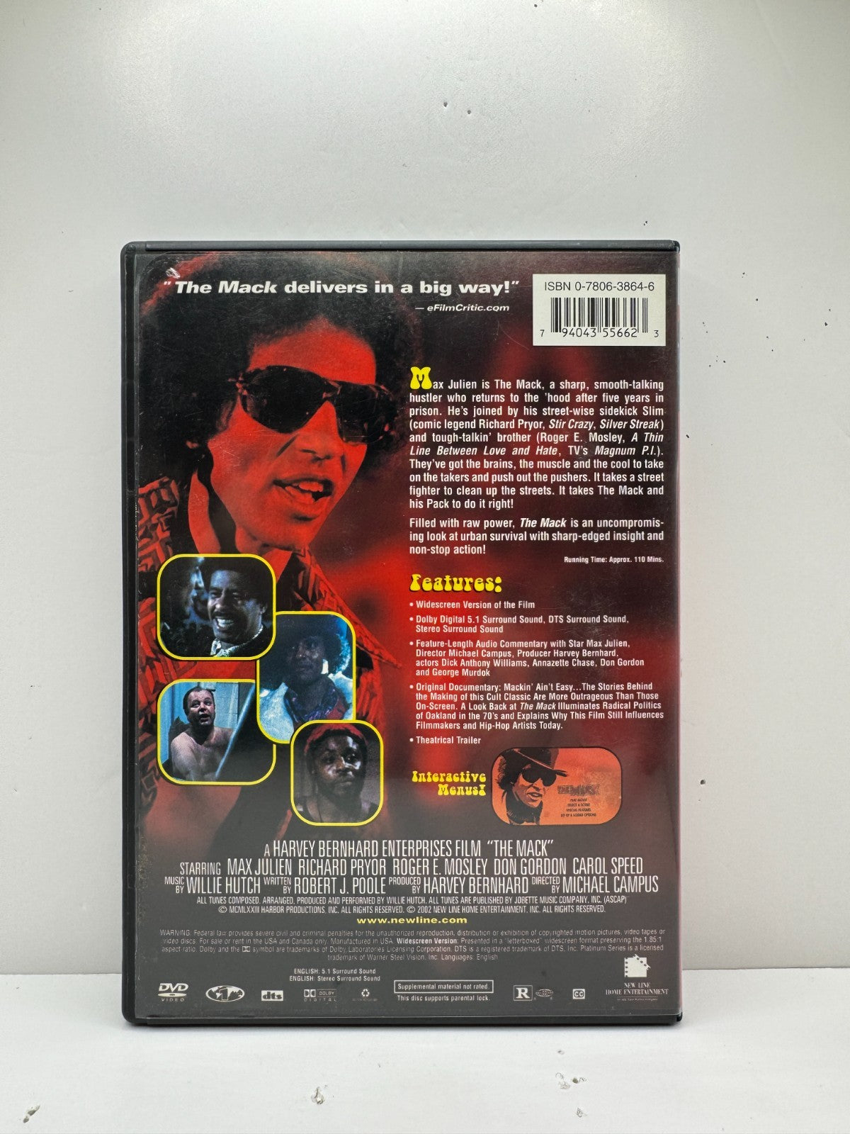 The Mack (DVD) Max Julien Crime Blaxploitation