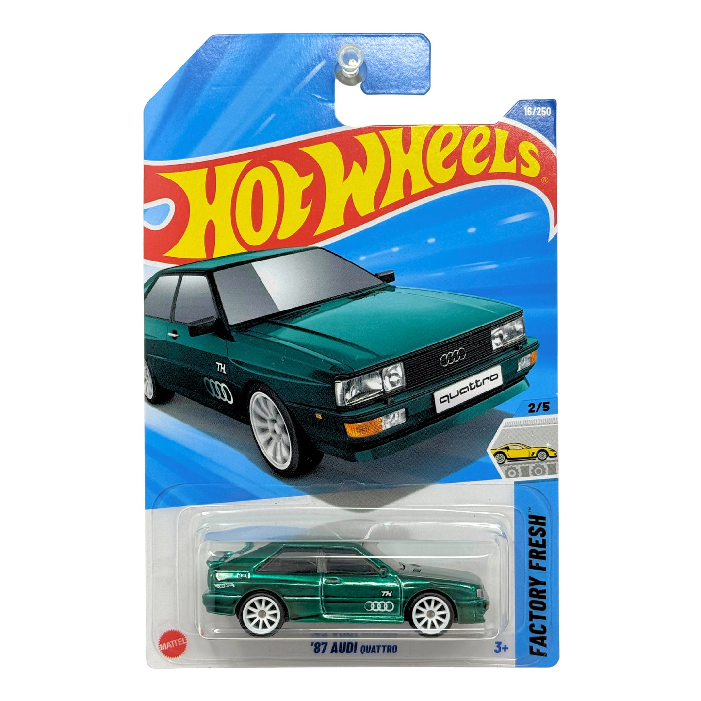 Hot Wheels Factory Fresh Super Treasure Hunt 1987 Audi Quattro 1:64 Diecast