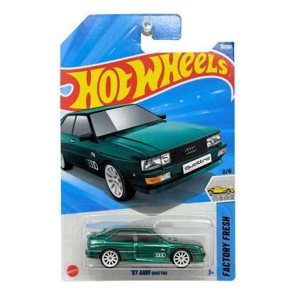 Hot Wheels Factory Fresh Super Treasure Hunt 1987 Audi Quattro 1:64 Diecast